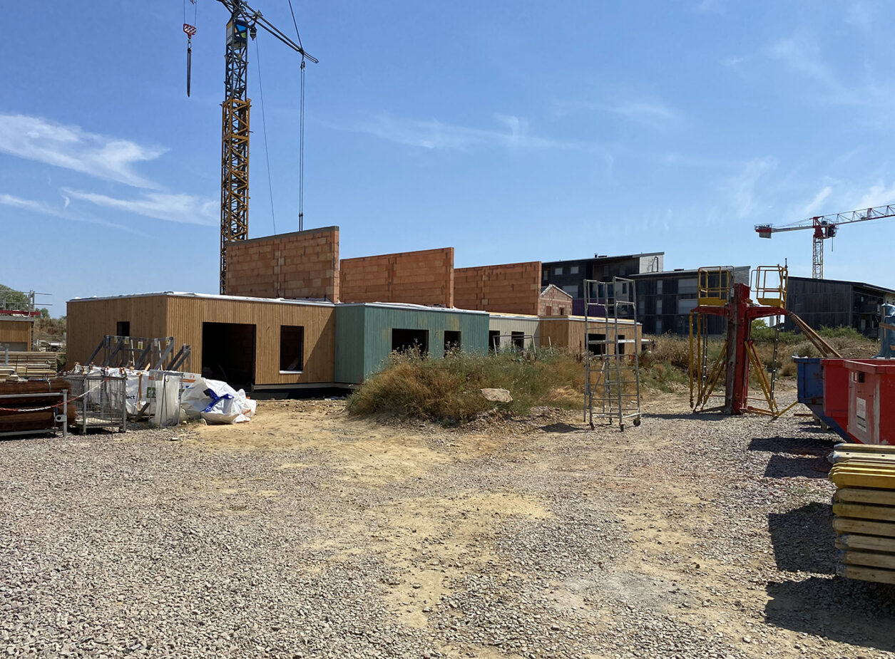 Actualité L&rsquo;échappée + Habitat participatif Les Hautissés : le chantier avance !